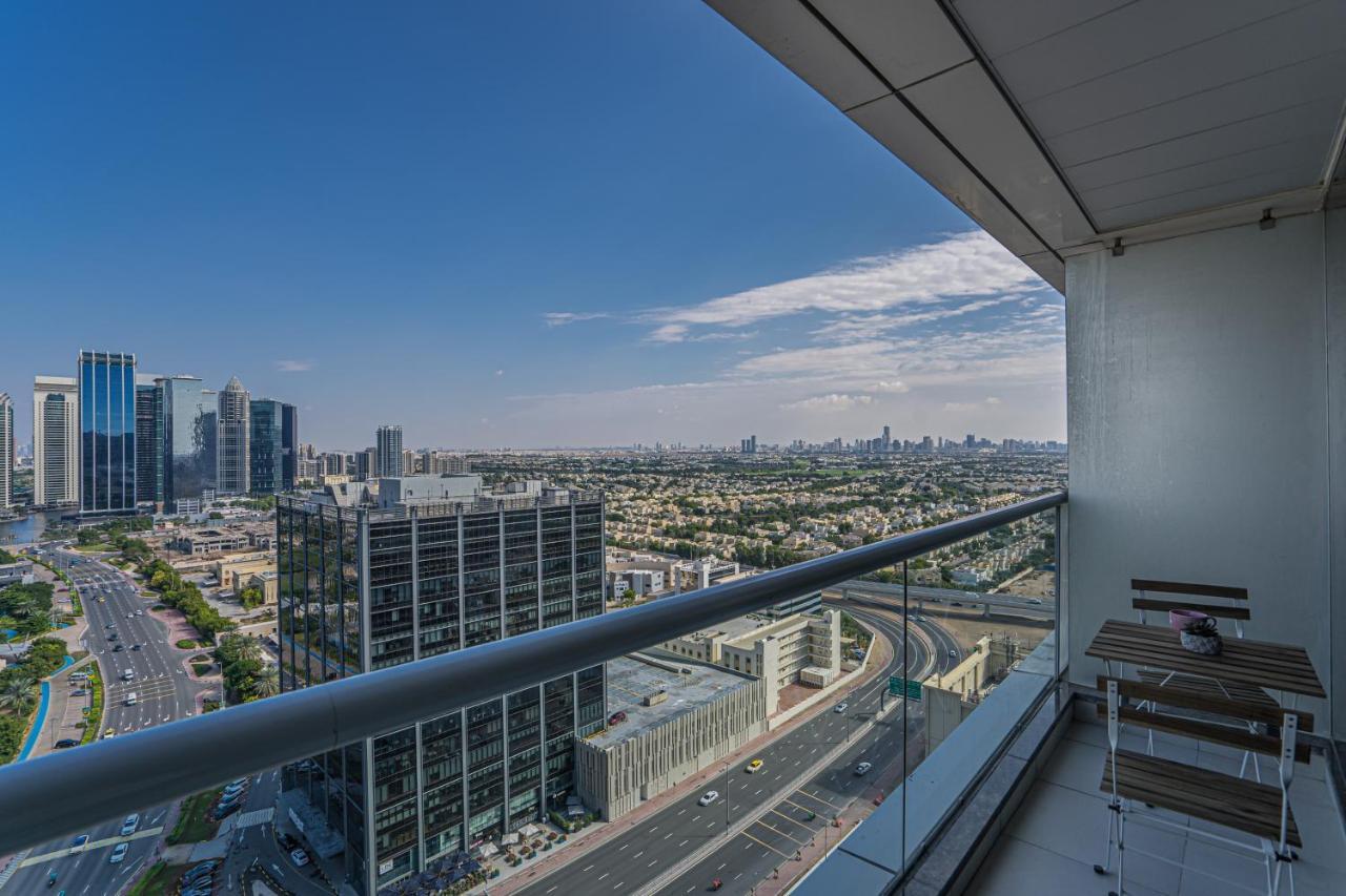 Higuests - Modern Studio With Incredible City Skyline View 두바이 외부 사진