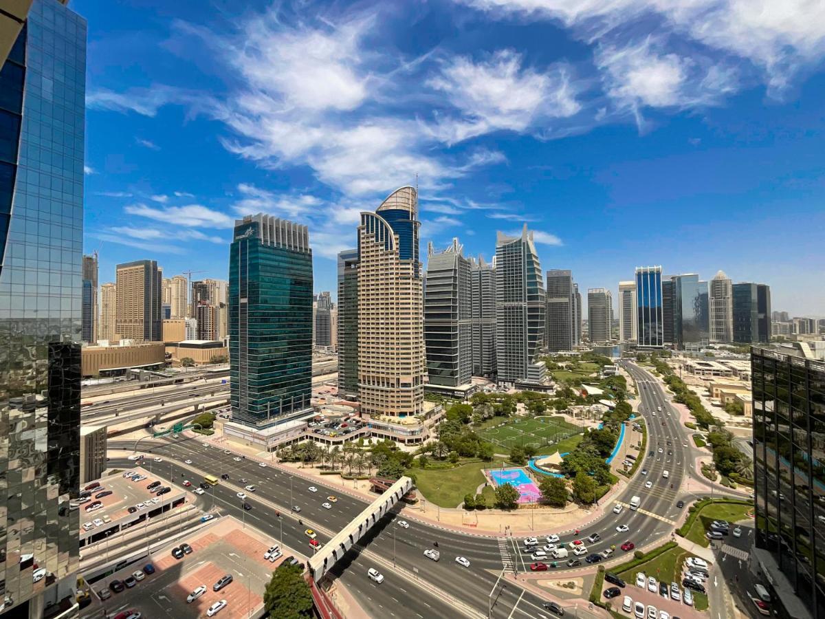 Higuests - Modern Studio With Incredible City Skyline View 두바이 외부 사진